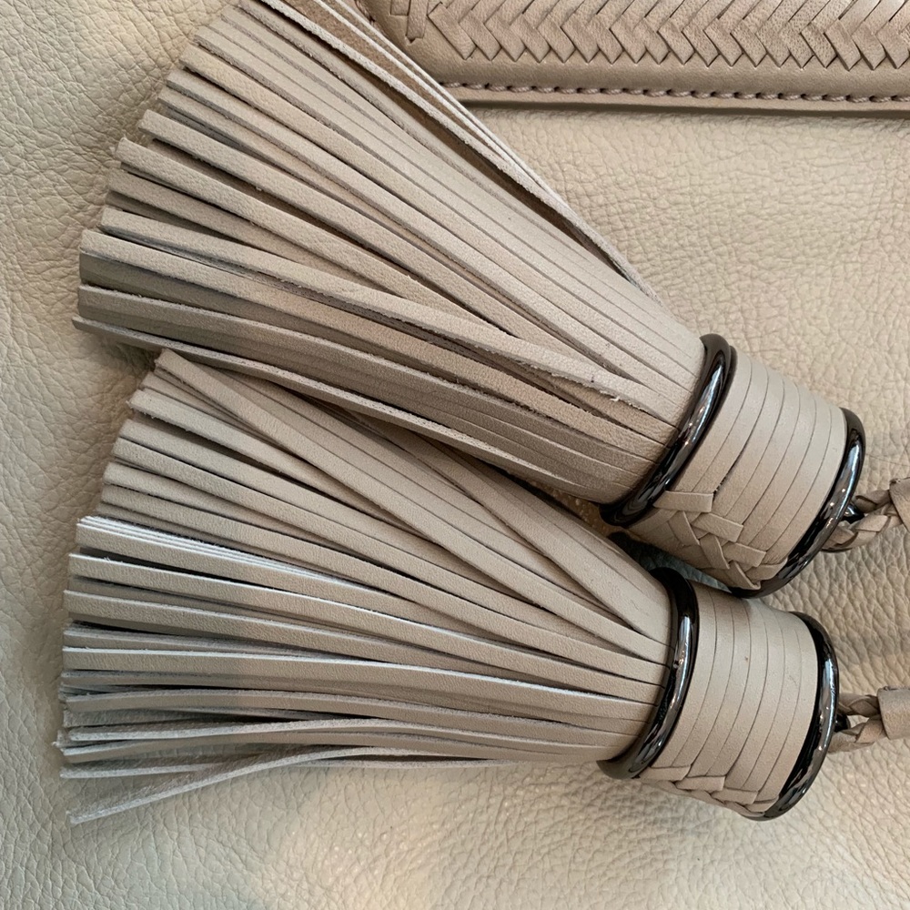 Burberry leather purse w/ leather tassels . - Picture 6 of 6